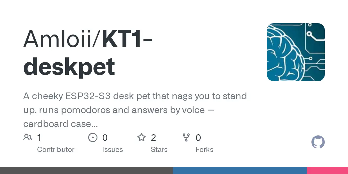 KT1 desk pet